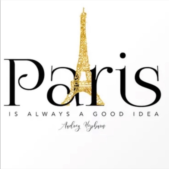 Love Paris Glass Plate Organization Jewelry Trinket Tray Set 3 Pieces - Picture 10 of 10